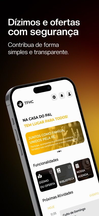 Screenshot do TFHC App